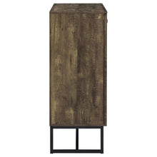 Carolyn - 2 Door Engineered Accent Wood Cabinet - Rustic Oak