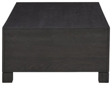 Foyland - Black - Cocktail Table With Storage