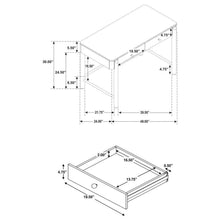 Arini - 2 Piece Makeup Vanity Table And Mirror Set