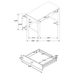 Arini - 2 Piece Makeup Vanity Table And Mirror Set