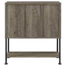 Claremont - Sliding Door Home Bar Wine Cabinet - Gray Driftwood