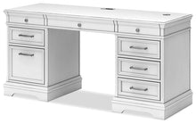 Kanwyn - Whitewash - Credenza With Eight Drawers