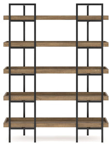 Montia - Light Brown - Bookcase