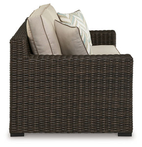 Coastline Bay - Brown - Loveseat W/Cushion