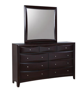 Phoenix - 9-Drawer Dresser - Cappuccino