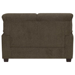 Clementine - Upholstered Padded Arm Loveseat