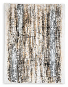 Grateville - Gray / Brown - Wall Art