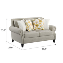 Celia - Loveseat - Saxon Beige