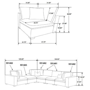 Lakeview - Upholstered Modular Sectional Sofa