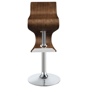 Covina - Adjustable Bar Stool - Walnut