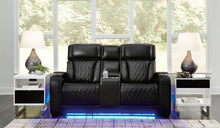 Boyington - Black - 2 Pc. - Power Reclining Sofa And Loveseat