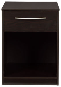 Finch - Black - One Drawer Night Stand