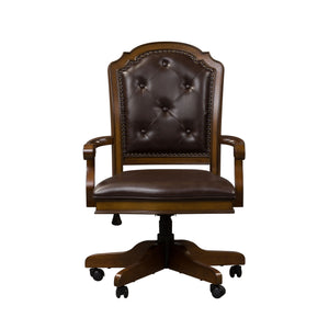 Amelia - Jr Executive Office Chair - Dark Brown