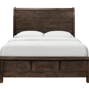 Ashton Hills - Queen Bed - Ash Brown