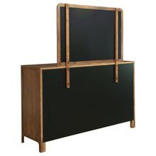 Maderia - 8-Drawer Dresser And Mirror - Walnut