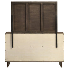 Glenwood - 6-Drawer Dresser And Mirror - Warm Brown