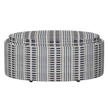 Casey - Storage Ottoman With Tray - Old Town Stripe