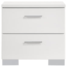 Felicity - 2-Drawer Nightstand - White High Gloss