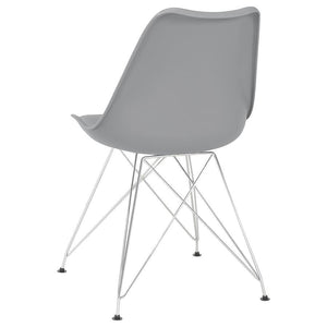 Juniper - Polypropylene Dining Side Chair (Set of 2) - Gray