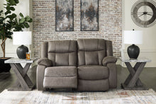 First Base - Gunmetal - Reclining Loveseat