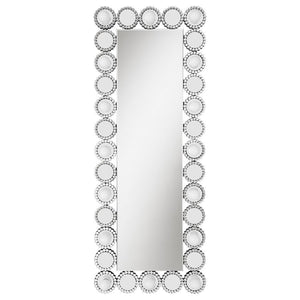 Aghes - Wall Mirror With Lighting - Silver