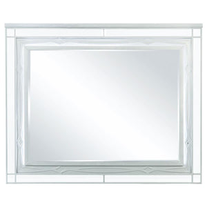 Gunnison - Dresser Mirror - Silver Metallic