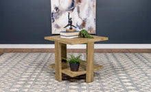 Dawn - Square Engineered Wood End Table - Mango Brown