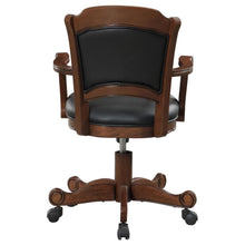 Turk - Upholstered Swivel Dining And Game Chair - Tobacco