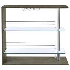 Prescott - Rectangular 2-Shelf Bar Unit