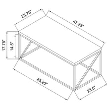 Birdie - Rectangular Engineered Wood Coffee Table - Sonoma Gray