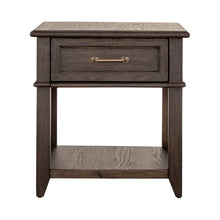 Mill Creek - Drawer End Table - Dark Brown