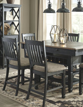 Tyler - Black / Gray - Rectangular Dining Room Counter Table