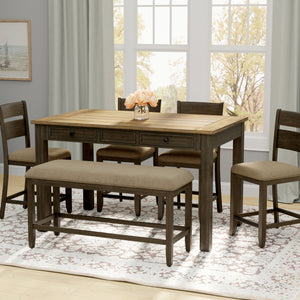 Sarasota - Gathering Height Table Set - Brown