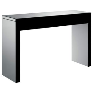 Gillian - Mirrored Acrylic Entryway Console Table - Silver