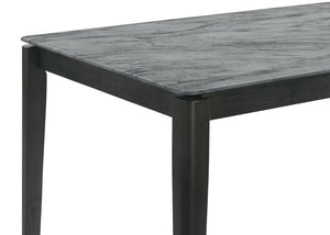 Stevie - Rectangular Faux Marble Top Dining Table