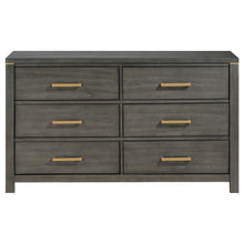 Kieran - 6-Drawer Dresser - Gray