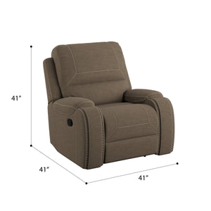 Adrian - Recliner - Walnut Brown