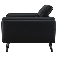 Shania - Upholstered Low Back Accent Chair - Black