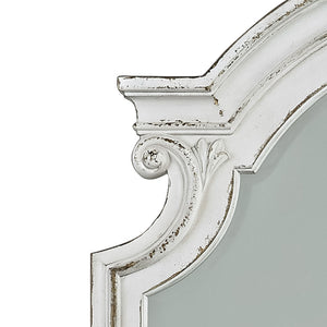 Magnolia Manor - Dresser & Arched Mirror - White