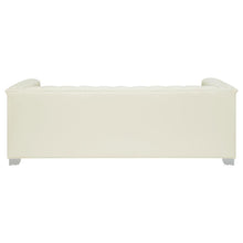 Chaviano - Upholstered Track Arm Sofa - Pearl White