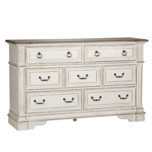 Abbey Park - 7 Drawer Dresser - White