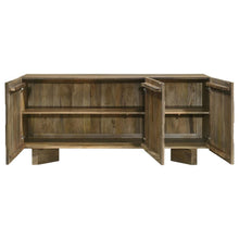 Tyler - 3 Door Solid Wood Sideboard Buffet Cabinet - Mango Brown