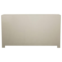 Toula - 4 Door Accent Cabinet - Smoke And Champagne