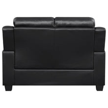 Finley - Upholstered Padded Arm Tufted Loveseat - Black