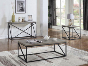 Birdie - Rectangular Engineered Wood Coffee Table - Sonoma Gray