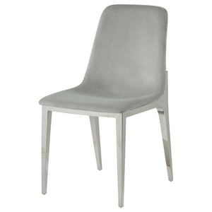 Irene - Upholstered Dining Side Chair (Set of 4) - Light Gray