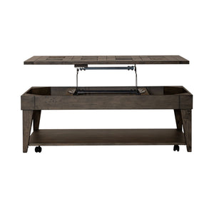 Arrowcreek - Lift Top Cocktail Table - Dark Brown