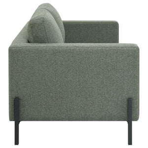 Tilly - Upholstered Track Arm Loveseat - Sage