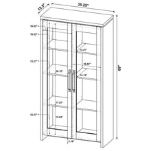 Alejo - 2-Door Tall Cabinet - Gray Driftwood