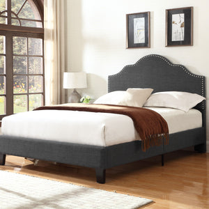 Madison - Upholstered Bed Kit - Charcoal Gray